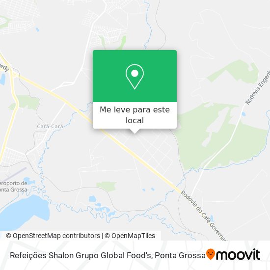 Refeições Shalon Grupo Global Food's mapa
