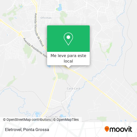 Eletrovel mapa