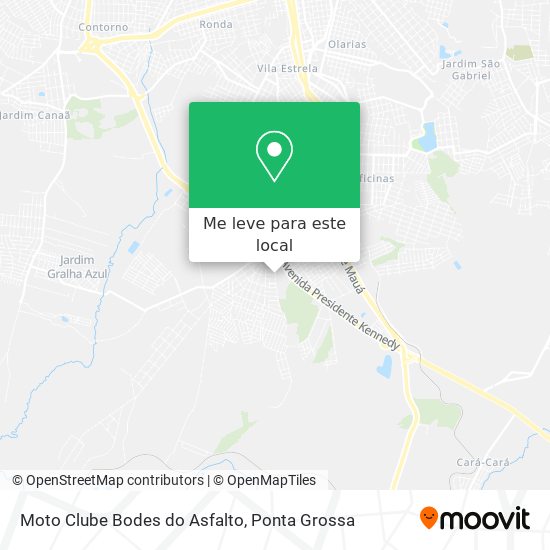 Moto Clube Bodes do Asfalto mapa