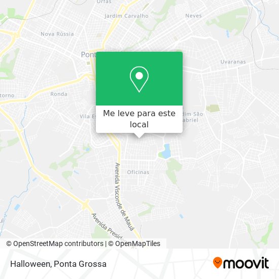 Halloween mapa