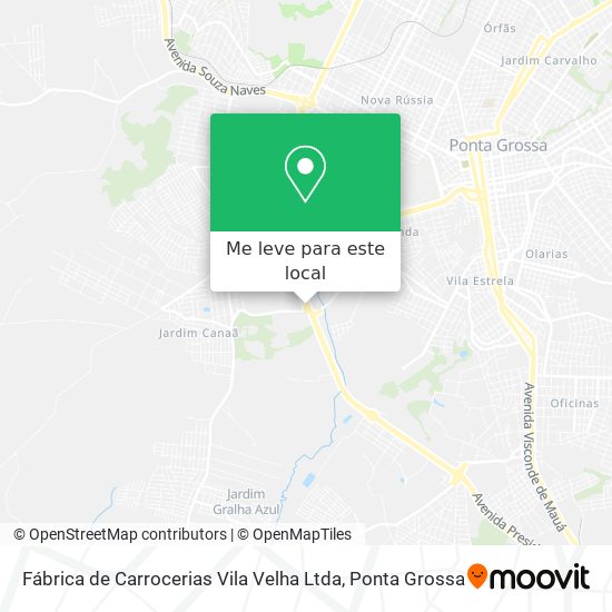 Fábrica de Carrocerias Vila Velha Ltda mapa