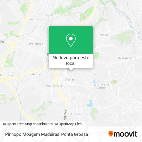Pinhopo Moagem Madeiras mapa