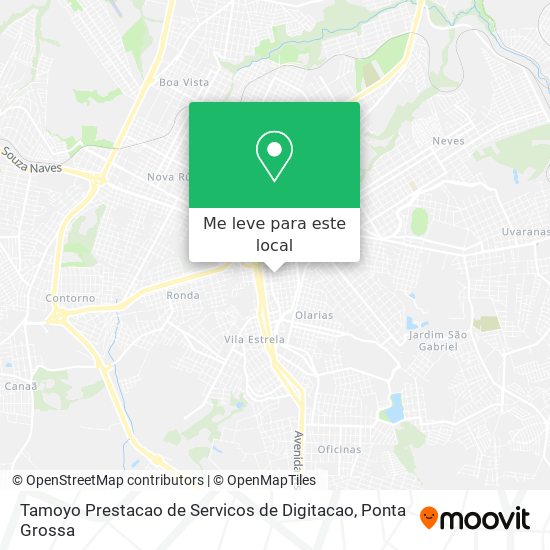 Tamoyo Prestacao de Servicos de Digitacao mapa