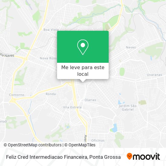 Feliz Cred Intermediacao Financeira mapa