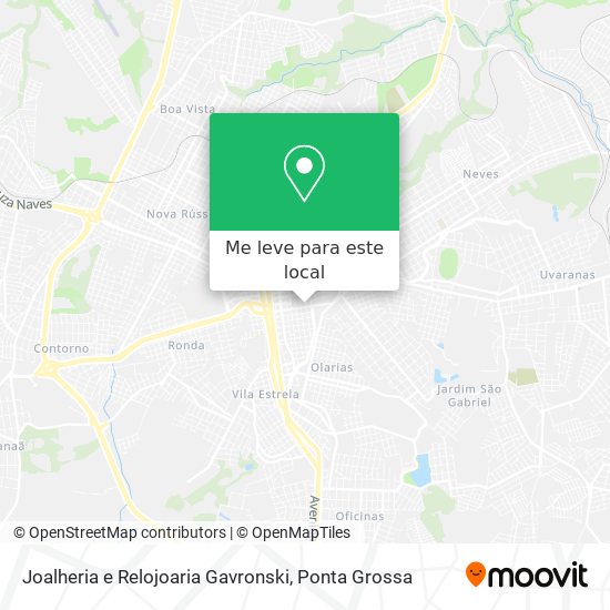 Joalheria e Relojoaria Gavronski mapa