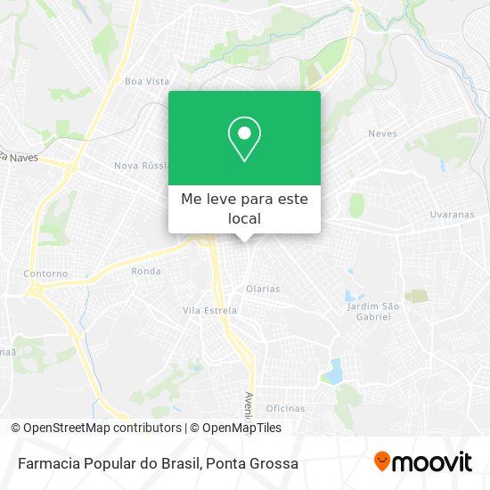 Farmacia Popular do Brasil mapa