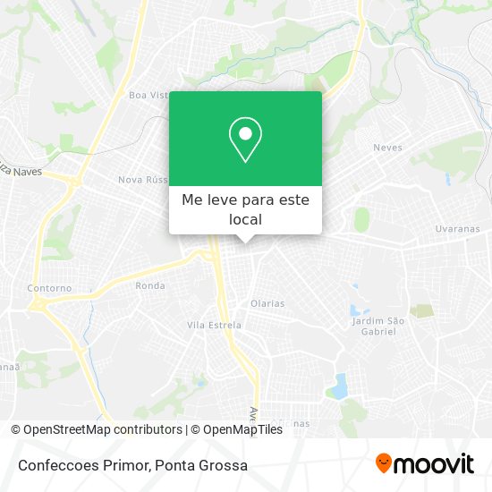 Confeccoes Primor mapa
