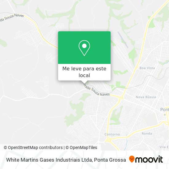 White Martins Gases Industriais Ltda mapa