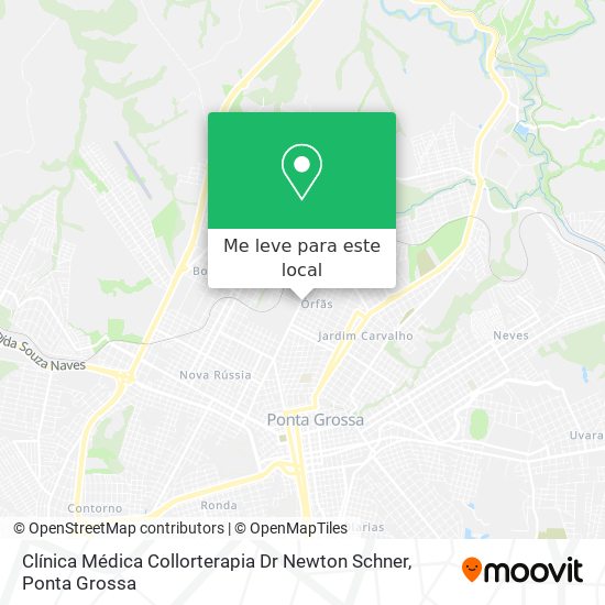 Clínica Médica Collorterapia Dr Newton Schner mapa