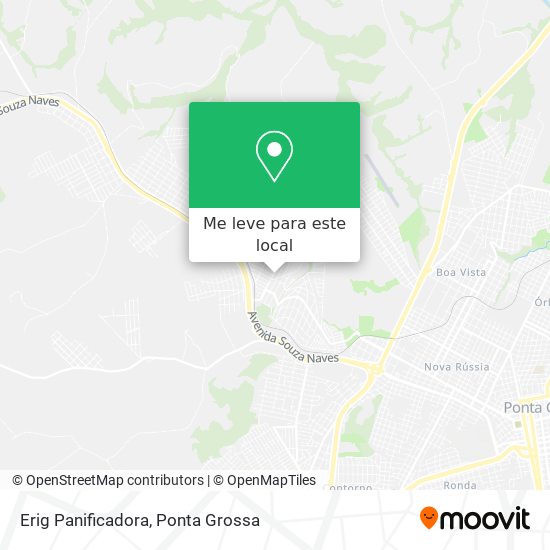 Erig Panificadora mapa