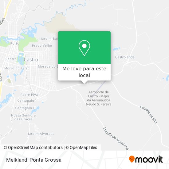 Melkland mapa