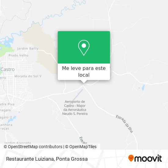 Restaurante Luiziana mapa