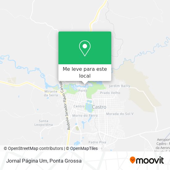 Jornal Página Um mapa