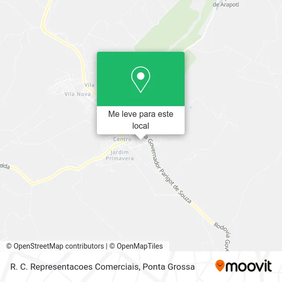 R. C. Representacoes Comerciais mapa