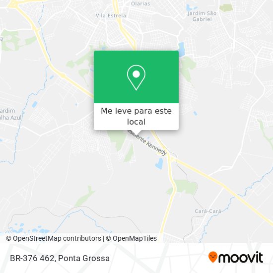 BR-376 462 mapa
