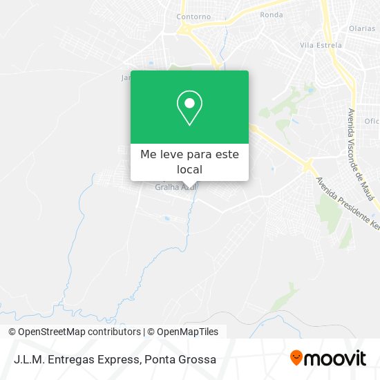 J.L.M. Entregas Express mapa