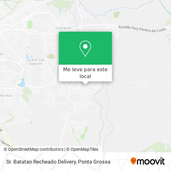 Sr. Batatao Recheado Delivery mapa