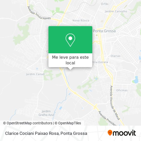 Clarice Cociani Paixao Rosa mapa