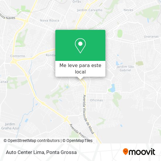 Auto Center Lima mapa