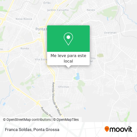 Franca Soldas mapa