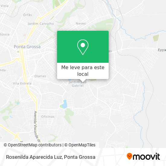Rosenilda Aparecida Luz mapa