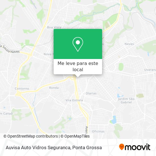 Auvisa Auto Vidros Seguranca mapa