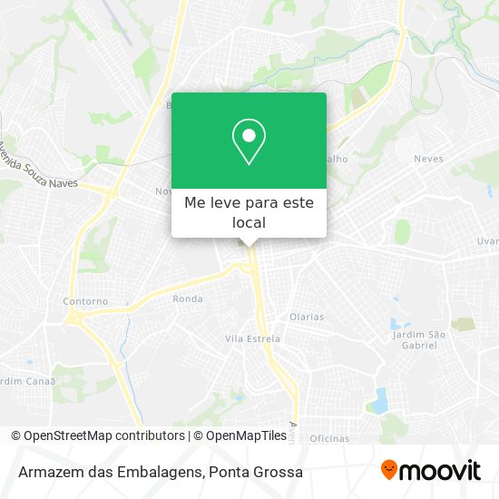 Armazem das Embalagens mapa