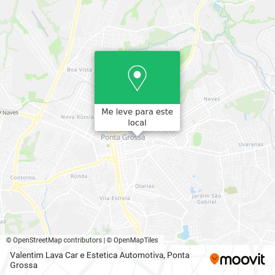 Valentim Lava Car e Estetica Automotiva mapa