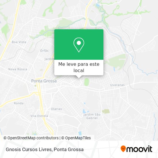 Gnosis Cursos Livres mapa