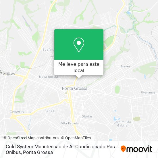 Cold System Manutencao de Ar Condicionado Para Onibus mapa