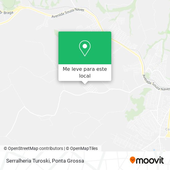 Serralheria Turoski mapa