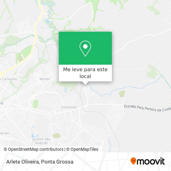 Arlete Oliveira mapa