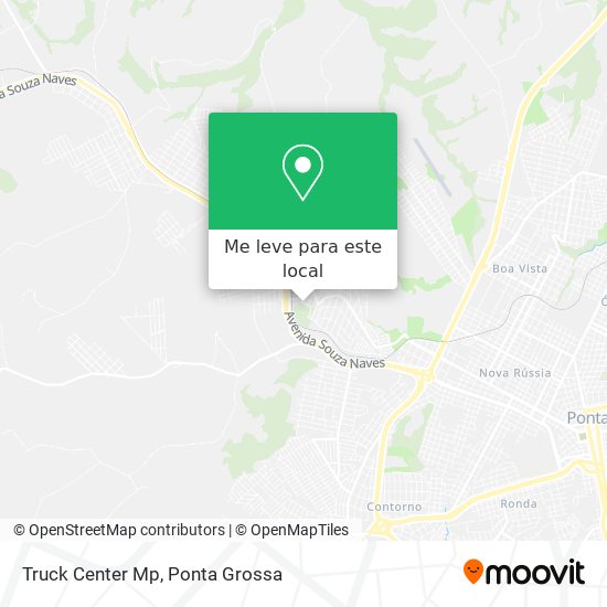 Truck Center Mp mapa