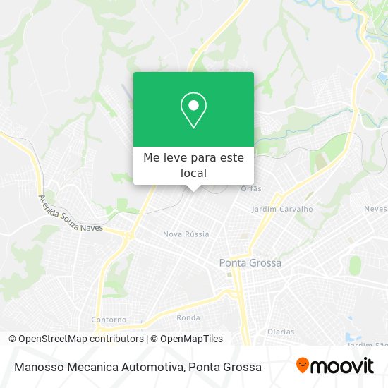 Manosso Mecanica Automotiva mapa