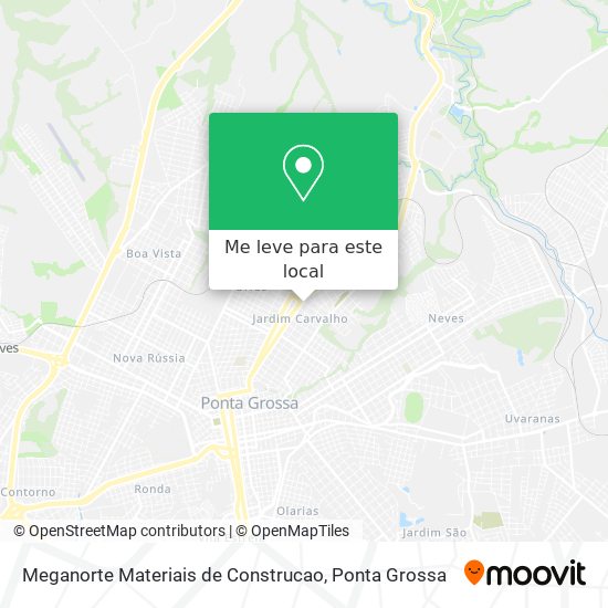 Meganorte Materiais de Construcao mapa