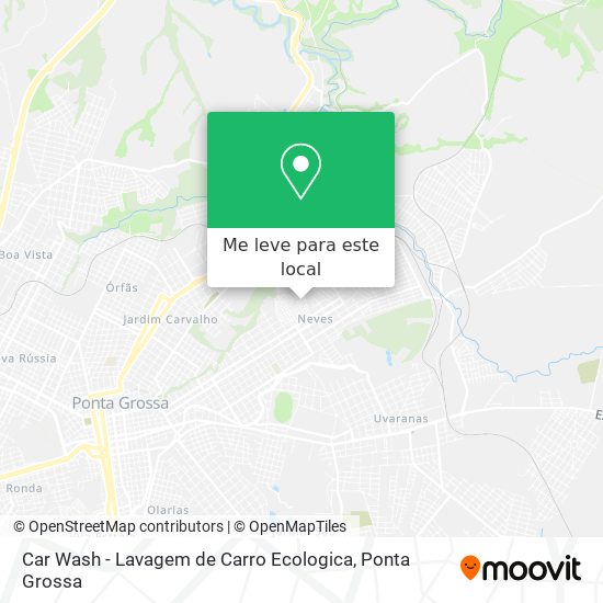 Car Wash - Lavagem de Carro Ecologica mapa