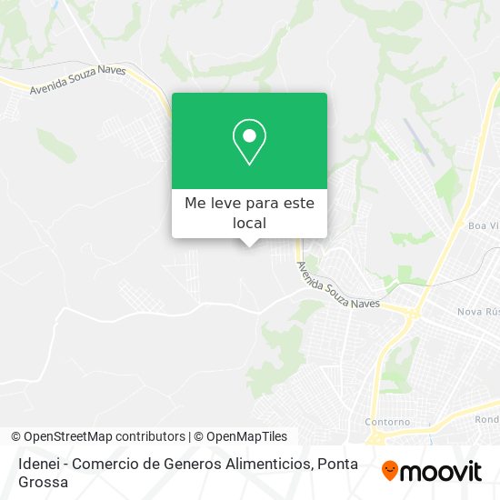 Idenei - Comercio de Generos Alimenticios mapa