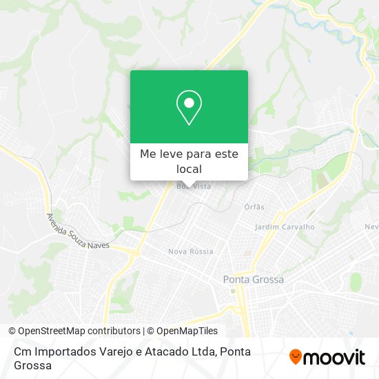 Cm Importados Varejo e Atacado Ltda mapa