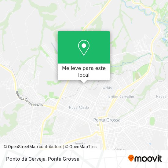 Ponto da Cerveja mapa