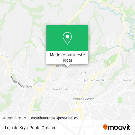 Loja da Krys mapa