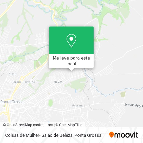 Coisas de Mulher- Salao de Beleza mapa