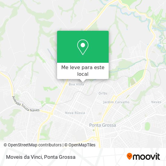 Moveis da Vinci mapa