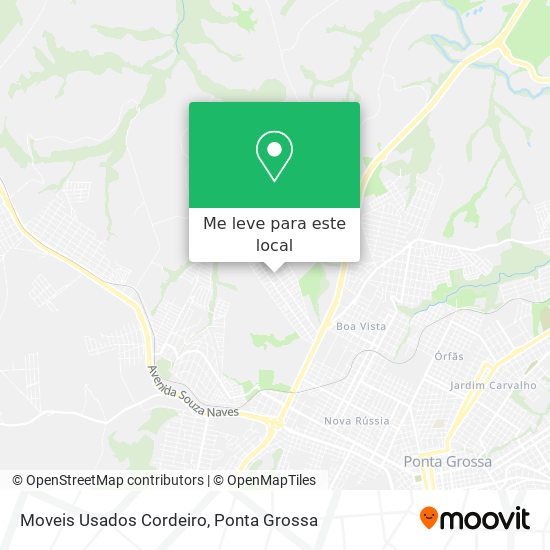 Moveis Usados Cordeiro mapa