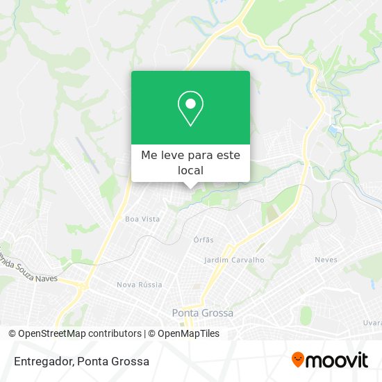Entregador mapa