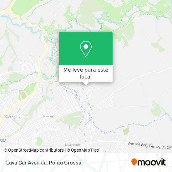 Lava Car Avenida mapa
