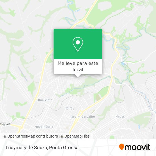 Lucymary de Souza mapa