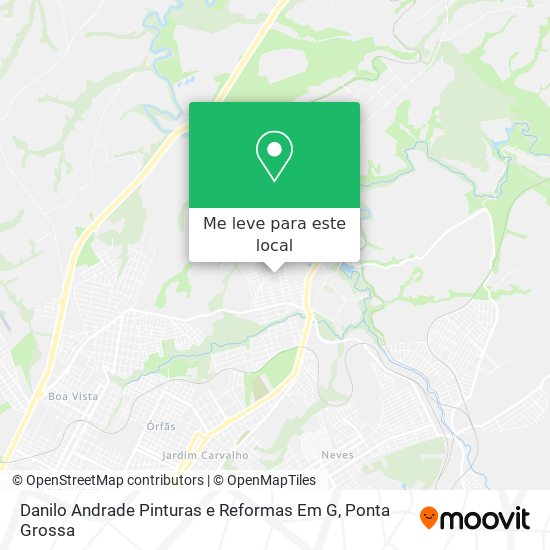 Danilo Andrade Pinturas e Reformas Em G mapa