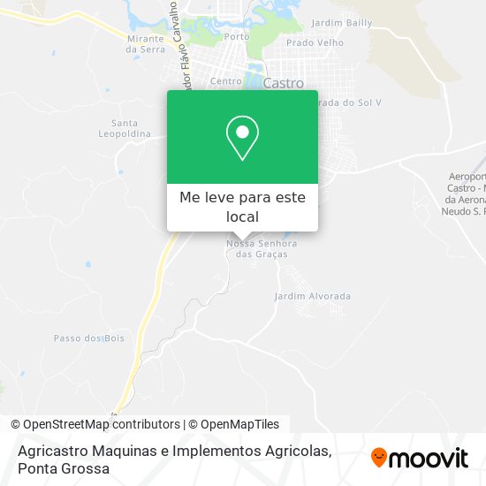 Agricastro Maquinas e Implementos Agricolas mapa