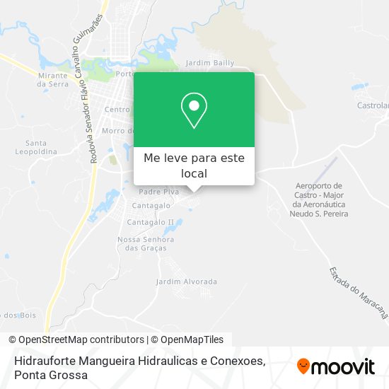 Hidrauforte Mangueira Hidraulicas e Conexoes mapa