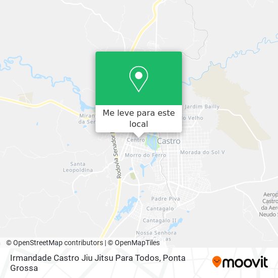 Irmandade Castro Jiu Jitsu Para Todos mapa